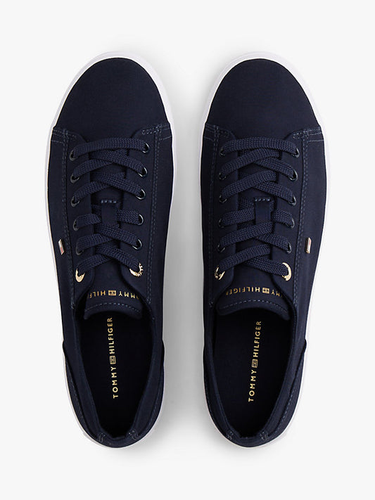 Enamel Flag Canvas Trainers