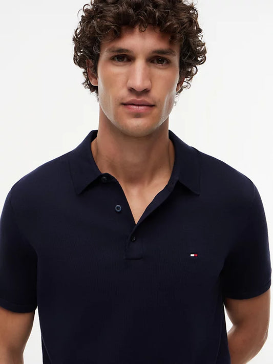 Regular Fit Fine Knit Polo Shirt