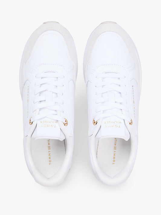 Embossed Monogram Leather Trainers