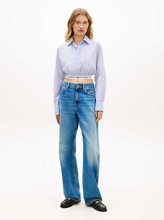 Regular Fit Elasticated Waistband Short Shirt