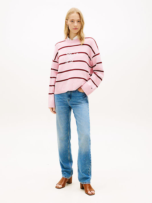 Premium Knit Logo Embroidery Relaxed Jumper