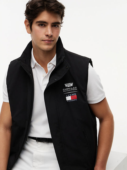 1 Team Logo Funnel Neck Gilet