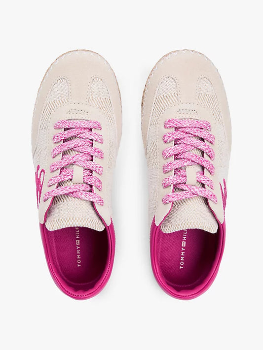 Woven Logo Embroidery Rope Trainers