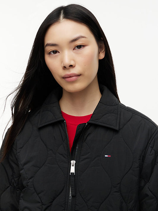 Water Repellent Quilted Relaxed Jacket