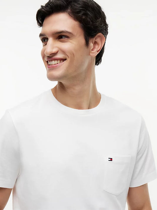 Patch Pocket Jersey Crew Neck T-Shirt