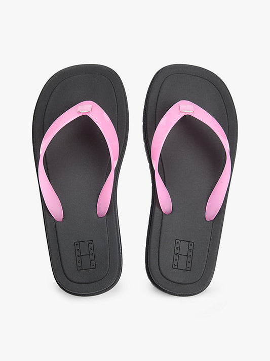 Jelly Cleat Wedge Flip-Flops