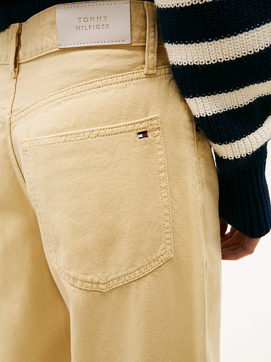 Mid Rise Barrel Leg Jeans