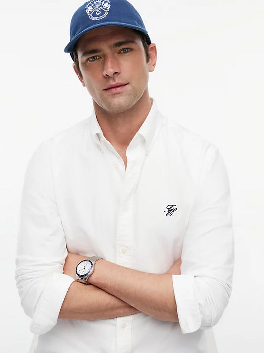 Heritage Regular Fit Logo Embroidery Oxford Shirt
