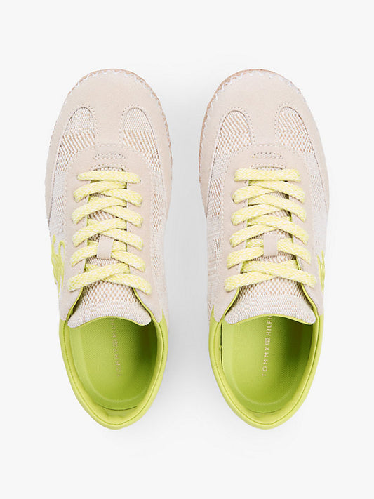 Woven Logo Embroidery Rope Trainers