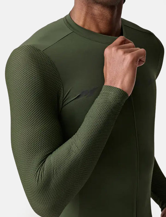 Evade Pro Base Long Sleeve Jersey 2.0 - Bronze Green