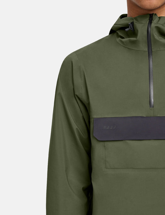 Alt_Road Lightweight Anorak - Dark Olive Green