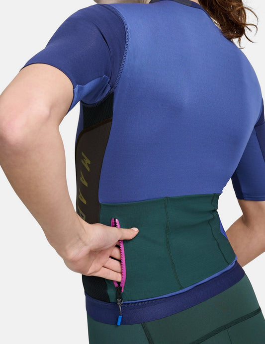 Womens Alt_Road Jersey - Deep Cobalt Blue