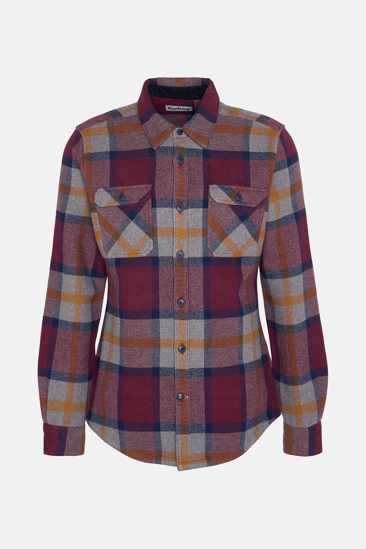 Rhobell Tailored Long-Sleeved Shirt - MERLOT