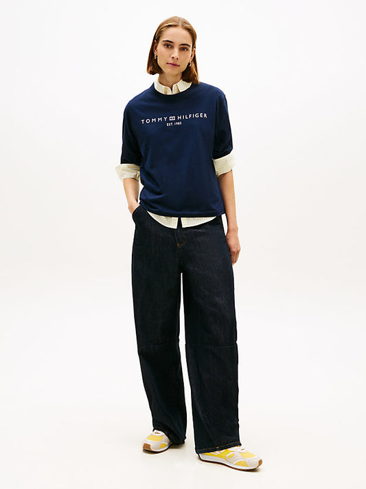 Logo Relaxed Crew Neck T-Shirt