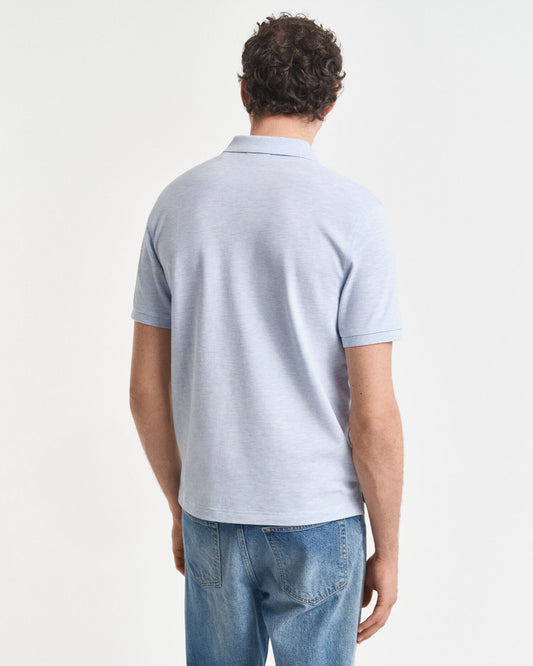 Regular Fit Shield Pique Polo Shirt