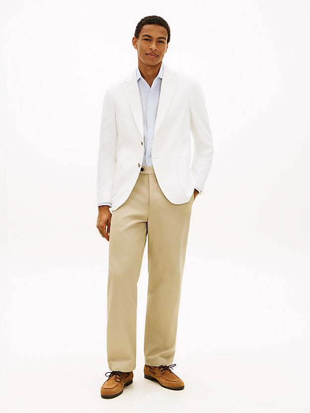 Regular Fit Twill Single Breasted Blazer