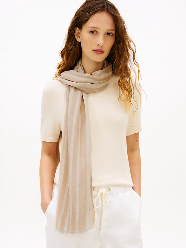 Chic Monogram Rectangular Scarf