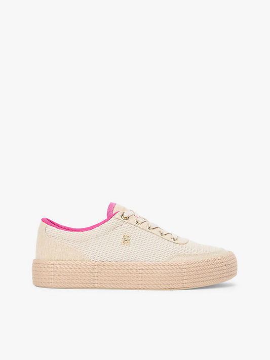 Monogram Canvas Rope Platform Trainers