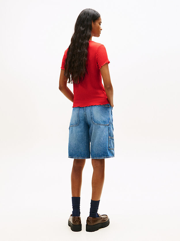 Smock Slim Seersucker T-Shirt