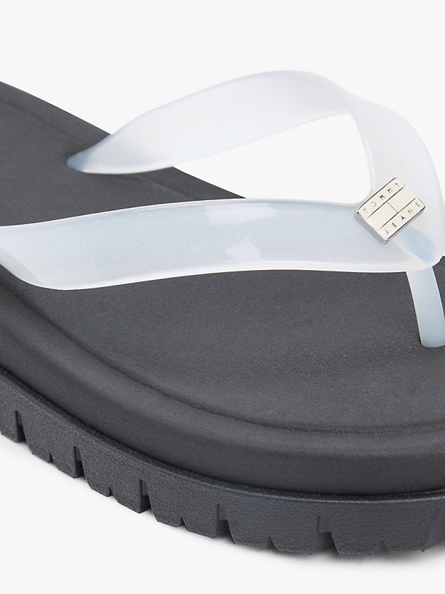Jelly Cleat Wedge Flip-Flops