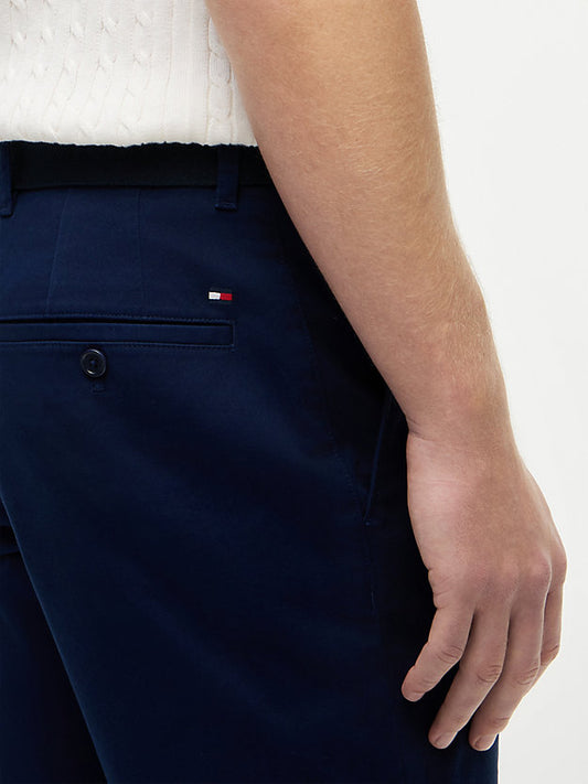 Denton Straight Fit Belted Chino Shorts