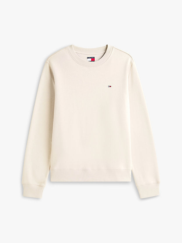 Flag Embroidery Brushed Fleece Sweatshirt