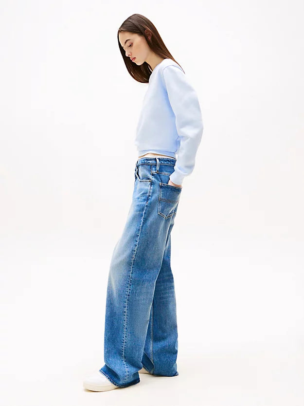 Mia Mid Rise Relaxed Straight Leg Jeans