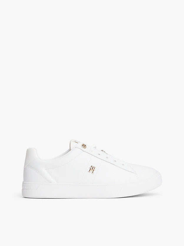 Leather Monogram Court Trainers