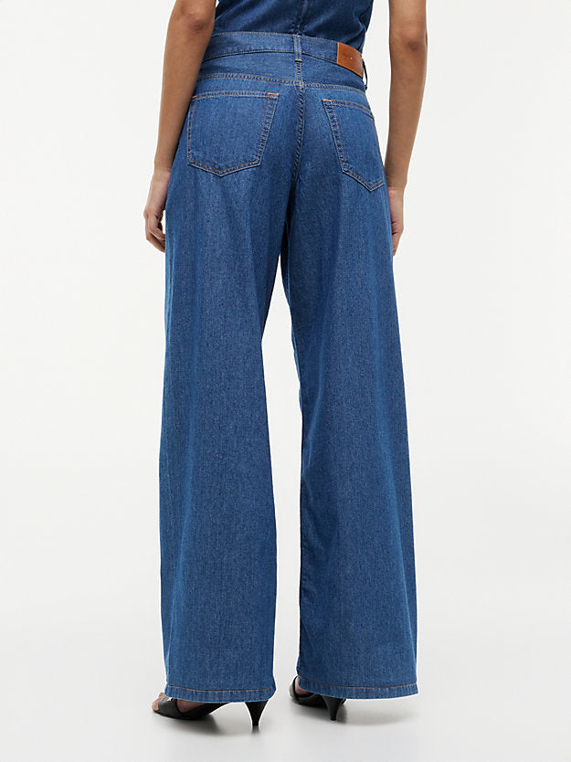 70s High Rise Wide Leg Jeans