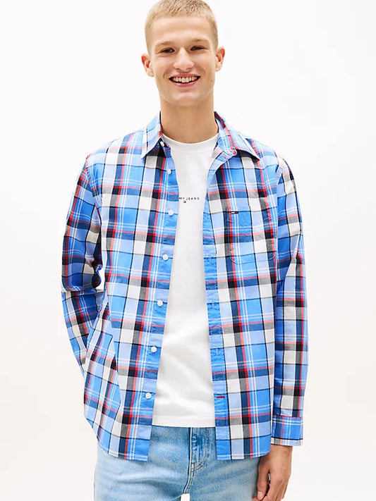 Regular Fit Check Poplin Shirt