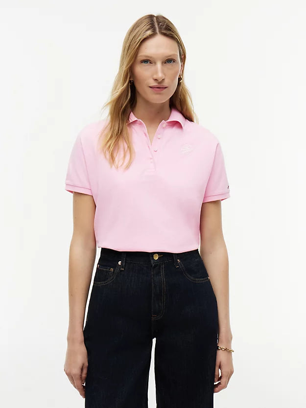 Regular Fit Logo Embroidery Polo Shirt