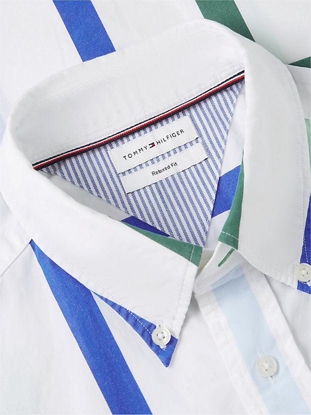 Oversized Fit Crest Poplin Shirt