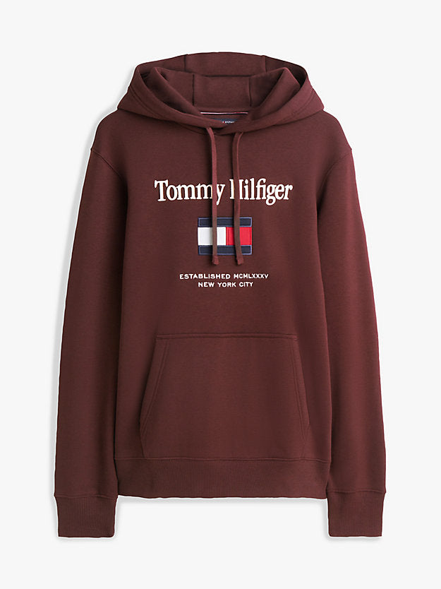 Logo Embroidery Fleece Hoody