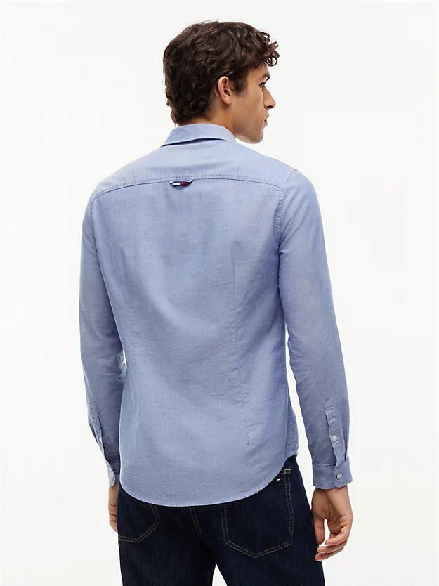 Stretch Oxford Cotton Slim Fit Shirt
