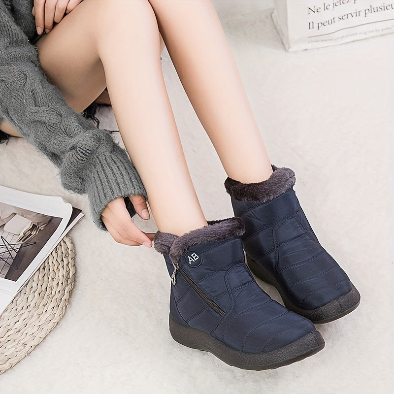 Warme, wasserdichte, rutschfeste orthopädische Stiefel für Damen