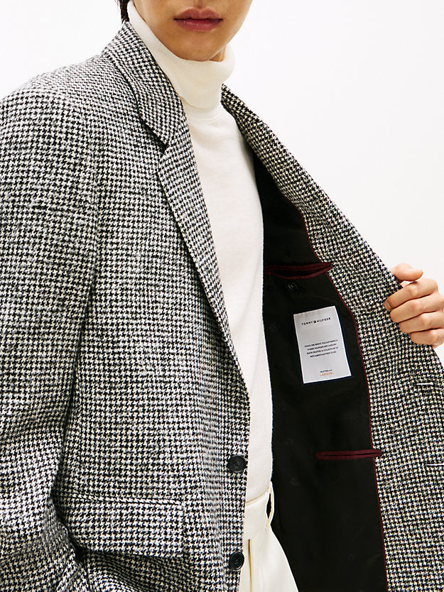 HoundstooWool Blend Regular Fit Blazer