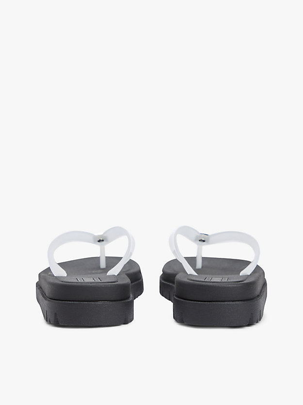 Jelly Cleat Wedge Flip-Flops