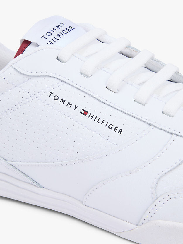 Contrast Heel Trainers WiLeather