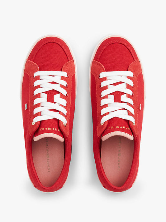 Canvas Enamel Flag Trainers