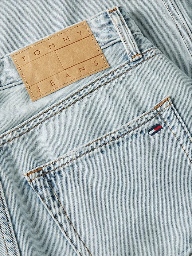 Twisted Seam Mid Rise Barrel Jeans