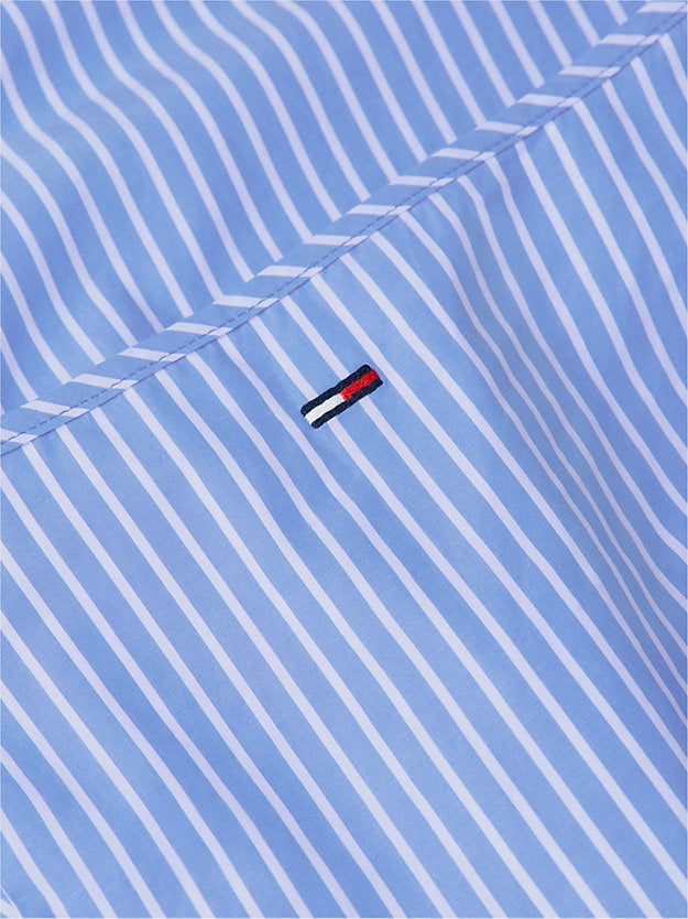 Crinkle Poplin Strap Maxi Dress
