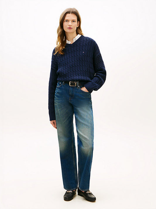 Cable Knit Relaxed Jumper