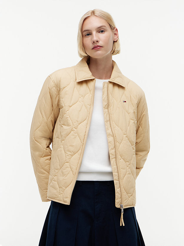 Water Repellent Quilted Relaxed Jacket