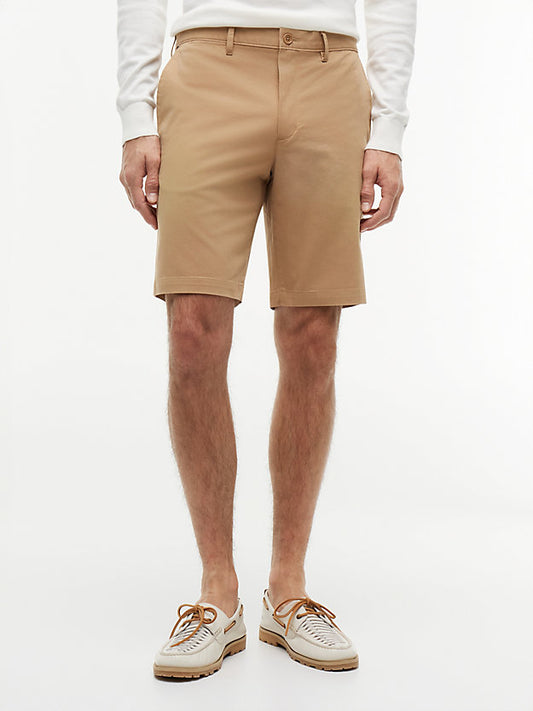 Denton Straight Fit Belted Chino Shorts
