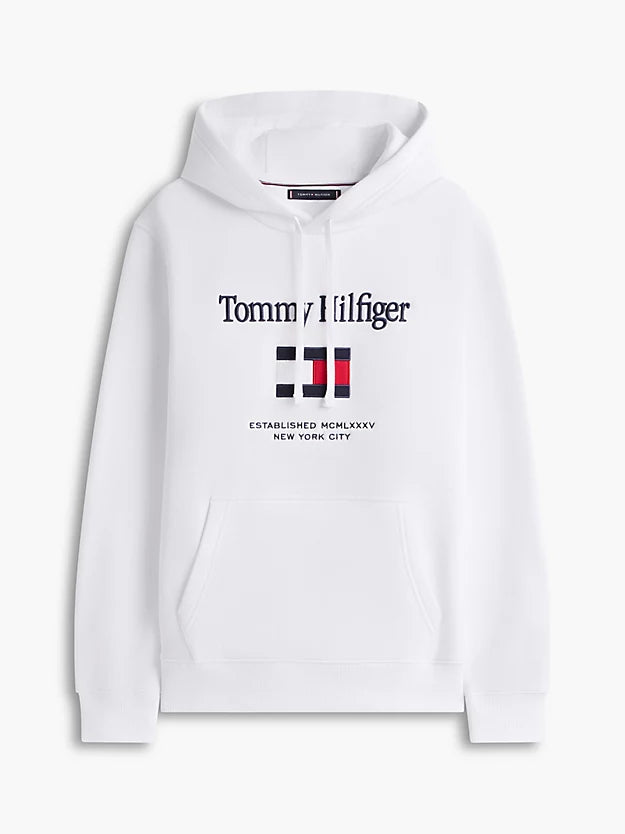 Logo Embroidery Fleece Hoody