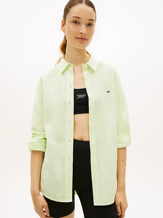 Relaxed Fit Linen Blend Shirt