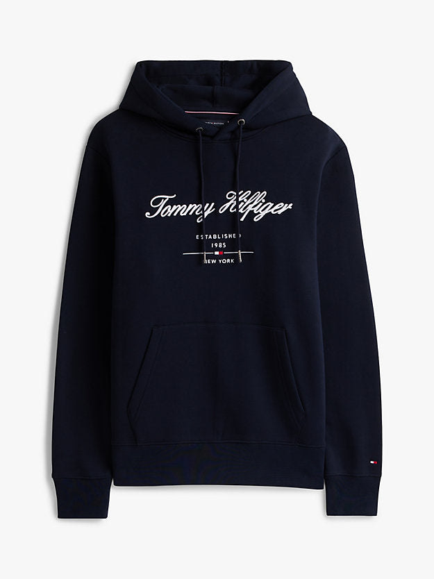 Logo Embroidery Fleece Hoody