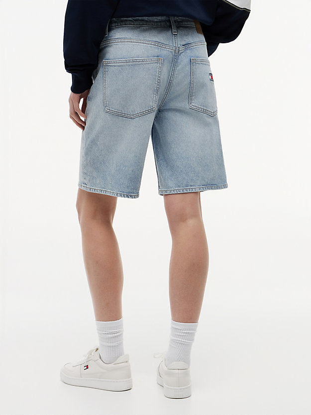 Relaxed Denim Bermuda Shorts