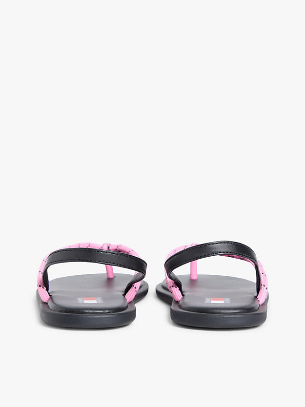 Rope Strap Slingback Flip-Flops
