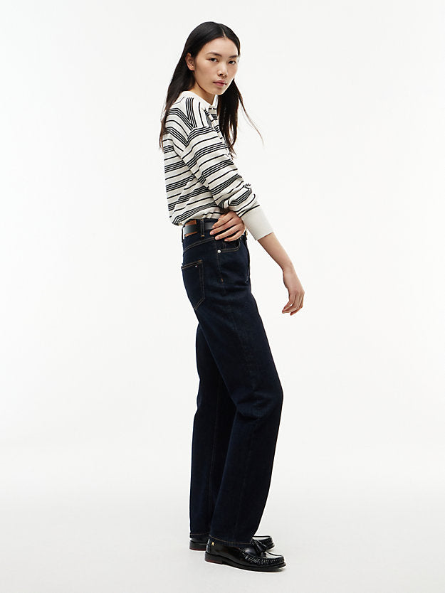Mid Rise Classic Straight Jeans